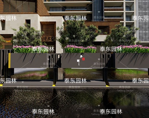 不銹鋼隔離花箱 不銹鋼隔離花箱