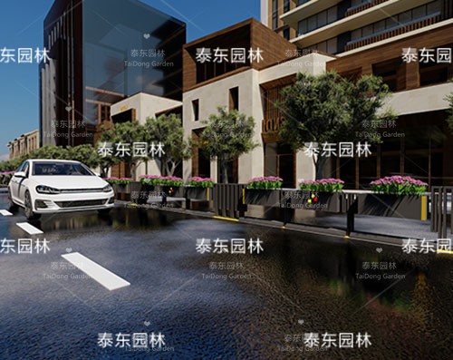 戶外道路花箱護(hù)欄