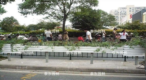 PVC花箱護(hù)欄