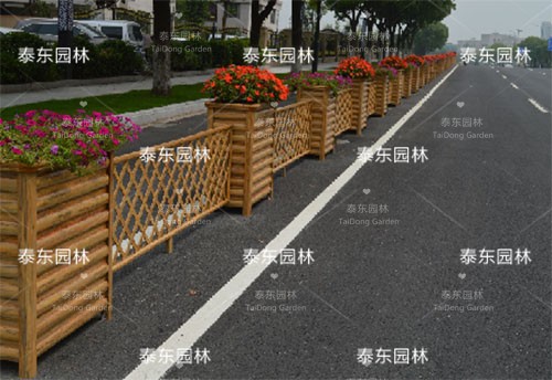 仿木紋鋁合金花箱